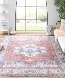 Safavieh Serapi Alki Shabby Chic Distressed Machine Washable Soft Rug