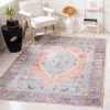 Safavieh All Area Rugs And Runners Serapi Annaelle Shabby Chic Distressed Machine Washable Soft Rug