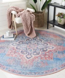 SAFAVIEH Serapi Asel Medallion Distressed Machine Washable Soft Area Rug 28 SAFAVIEH Serapi Asel Medallion Distressed Machine Washable Soft Area Rug