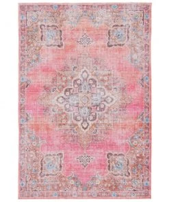 SAFAVIEH Serapi Asel Medallion Distressed Machine Washable Soft Area Rug 33 SAFAVIEH Serapi Asel Medallion Distressed Machine Washable Soft Area Rug