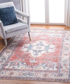 Safavieh Serapi Boushra Shabby Chic Distressed Machine Washable Soft Rug