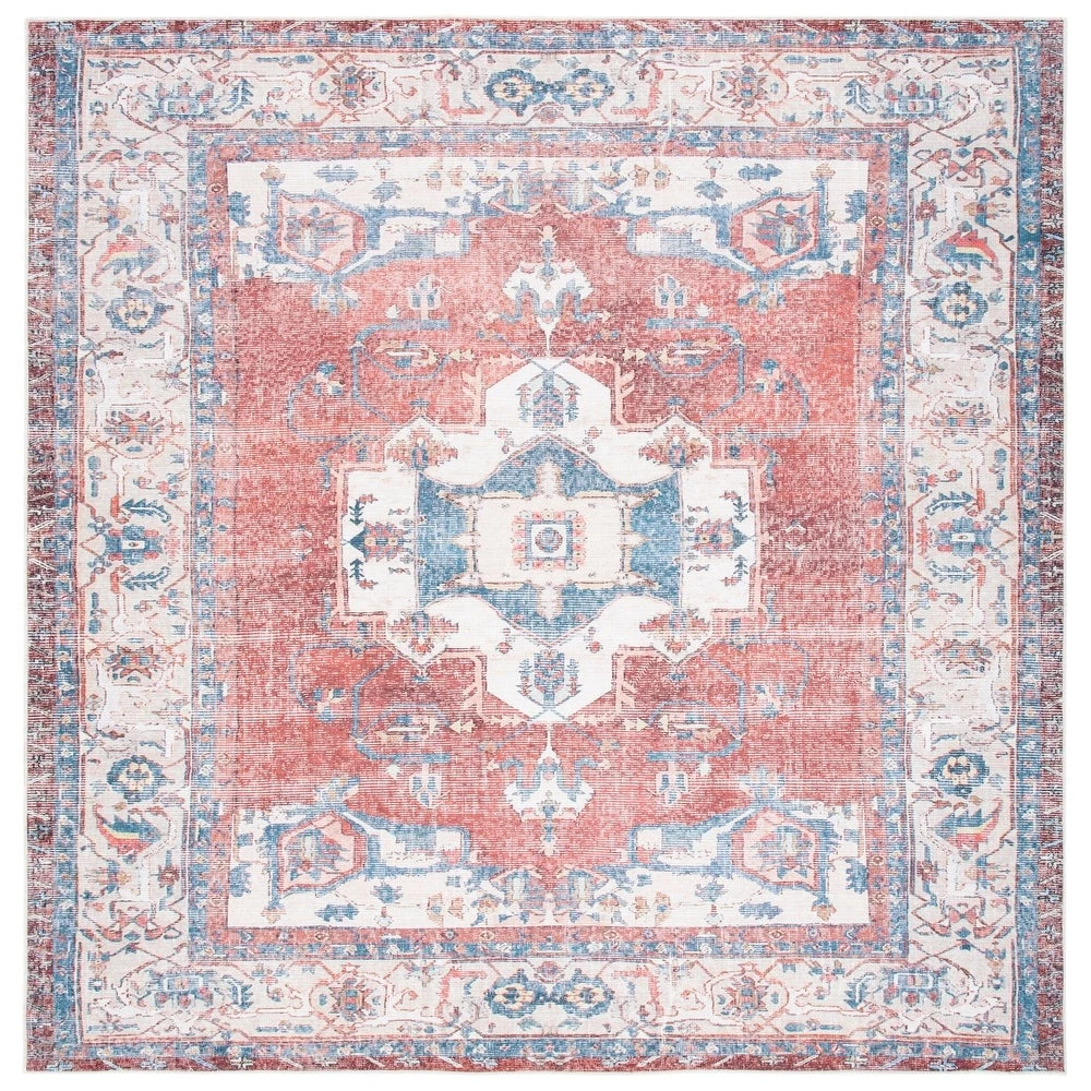 Safavieh Serapi Boushra Shabby Chic Distressed Machine Washable Soft Rug 8 Safavieh Serapi Boushra Shabby Chic Distressed Machine Washable Soft Rug
