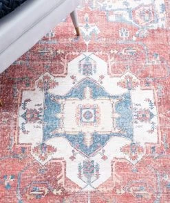 Safavieh Serapi Boushra Shabby Chic Distressed Machine Washable Soft Rug 13 Safavieh Serapi Boushra Shabby Chic Distressed Machine Washable Soft Rug