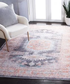 Safavieh Serapi Diethilde Shabby Chic Distressed Machine Washable Soft Rug All Area Rugs And Runners