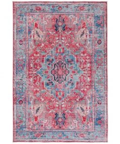 Safavieh All Area Rugs And Runners Serapi Dinja Medallion Distressed Machine Washable Soft Rug