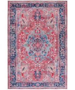 Safavieh All Area Rugs And Runners Serapi Dinja Medallion Distressed Machine Washable Soft Rug