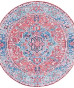 Safavieh All Area Rugs And Runners Serapi Dinja Medallion Distressed Machine Washable Soft Rug