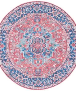 Safavieh All Area Rugs And Runners Serapi Dinja Medallion Distressed Machine Washable Soft Rug