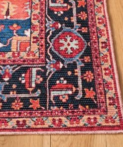 Safavieh Serapi Farnaz Medallion Distressed Machine Washable Soft Rug 10 Safavieh Serapi Farnaz Medallion Distressed Machine Washable Soft Rug