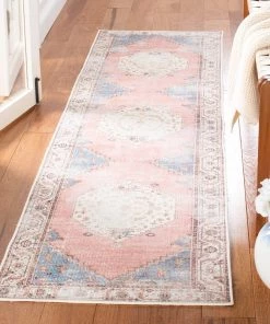 Safavieh Serapi Fiorenza Shabby Chic Distressed Machine Washable Soft Rug