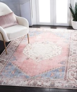 Safavieh Serapi Fiorenza Shabby Chic Distressed Machine Washable Soft Rug