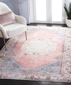 Safavieh Serapi Fiorenza Shabby Chic Distressed Machine Washable Soft Rug