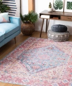 Safavieh Serapi Ivan Shabby Chic Distressed Machine Washable Soft Rug