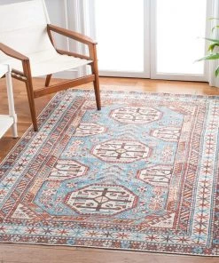 Safavieh All Area Rugs And Runners Serapi Lianne Shabby Chic Distressed Machine Washable Soft Rug
