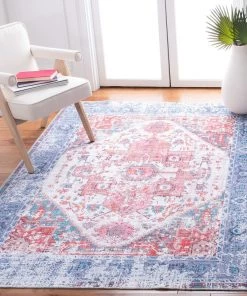 Safavieh Serapi Marieana Shabby Chic Distressed Machine Washable Soft Rug All Area Rugs And Runners