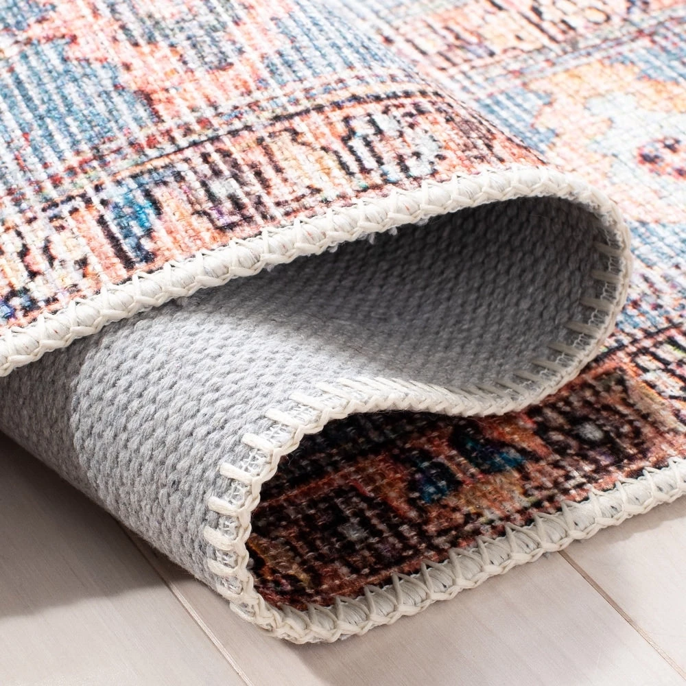 Safavieh Serapi Mrinal Shabby Chic Distressed Machine Washable Soft Rug 5 Safavieh Serapi Mrinal Shabby Chic Distressed Machine Washable Soft Rug