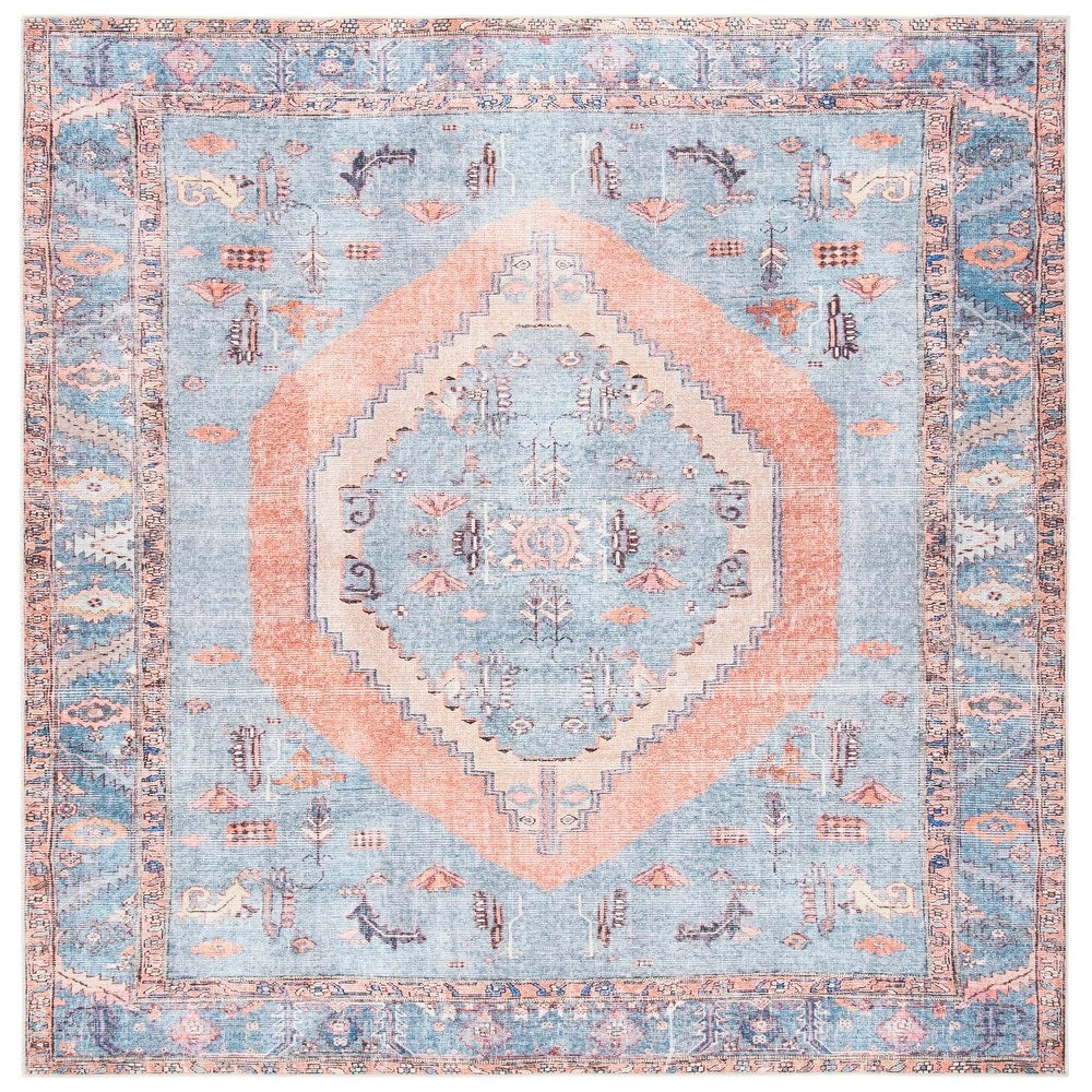 Safavieh Serapi Mrinal Shabby Chic Distressed Machine Washable Soft Rug 8 Safavieh Serapi Mrinal Shabby Chic Distressed Machine Washable Soft Rug