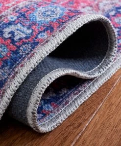 Safavieh All Area Rugs And Runners Serapi Sacha Medallion Distressed Machine Washable Soft Rug