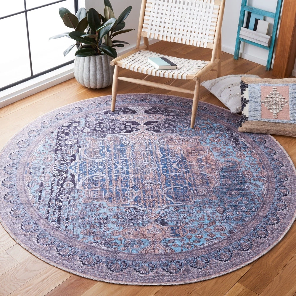 Safavieh All Area Rugs And Runners Serapi Xhoana Shabby Chic Distressed Machine Washable Soft Rug 4 Safavieh All Area Rugs And Runners Serapi Xhoana Shabby Chic Distressed Machine Washable Soft Rug