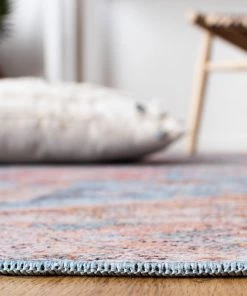 Safavieh All Area Rugs And Runners Serapi Yumika Medallion Distressed Machine Washable Soft Rug