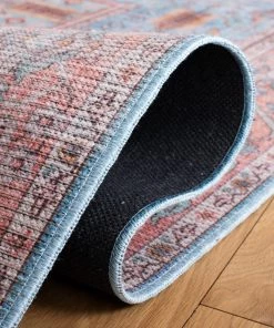 Safavieh All Area Rugs And Runners Serapi Yumika Medallion Distressed Machine Washable Soft Rug