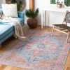 Safavieh All Area Rugs And Runners Serapi Yumika Medallion Distressed Machine Washable Soft Rug