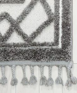 Well Woven Tribal Trellis Diamond Pattern Ivory Grey High-Low Textured Soft Area Rug All Area Rugs And Runners 7 Well Woven Tribal Trellis Diamond Pattern Ivory Grey High-Low Textured Soft Area Rug All Area Rugs And Runners