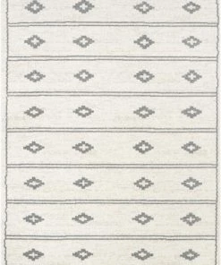 Well Woven All Area Rugs And Runners Moroccan Tribal Diamond Pattern Ivory Grey Area Rug