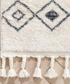 Well Woven Nordic Tribal Trellis Pattern Charcoal Ivory Soft Area Rug All Area Rugs And Runners