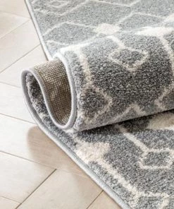 Well Woven Nordic Tribal Trellis Pattern Grey Soft Rug All Area Rugs And Runners 10 Well Woven Nordic Tribal Trellis Pattern Grey Soft Rug All Area Rugs And Runners