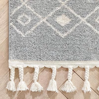 Well Woven Nordic Tribal Trellis Pattern Grey Soft Rug All Area Rugs And Runners 3 Well Woven Nordic Tribal Trellis Pattern Grey Soft Rug All Area Rugs And Runners
