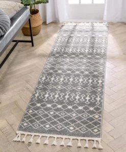 Well Woven Nordic Tribal Trellis Pattern Grey Soft Rug All Area Rugs And Runners 13 Well Woven Nordic Tribal Trellis Pattern Grey Soft Rug All Area Rugs And Runners