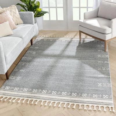 Well Woven Nordic Tribal Grey Soft Area Rug All Area Rugs And Runners 1 Well Woven Nordic Tribal Grey Soft Area Rug All Area Rugs And Runners