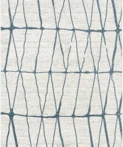 Well Woven Nordic Geometric Pattern Blue Ivory Area Rug All Area Rugs And Runners