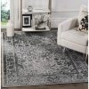 FAS All Area Rugs And Runners Vintage Distressed Grey/Gray / Black Area Rugs