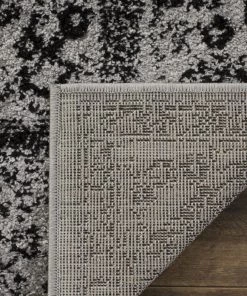 FAS All Area Rugs And Runners Vintage Distressed Grey/Gray / Black Area Rugs