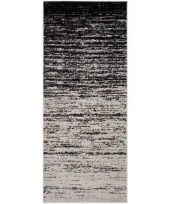FAS Ombre Silver Black Soft Area Rug All Area Rugs And Runners