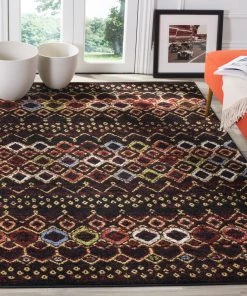 WRG Black/Multi-Color Area Rug All Area Rugs And Runners