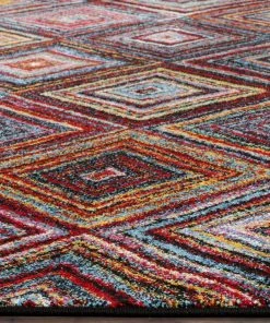 Safavieh Aruba Magdalene All Area Rugs And Runners Abstract Multi-color Diamond Pattern Area Rugs
