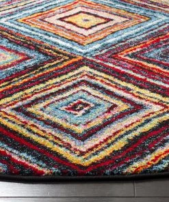 Safavieh Aruba Magdalene All Area Rugs And Runners Abstract Multi-color Diamond Pattern Area Rugs