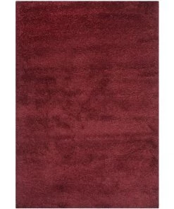 WRG Cozy Soft Thick Maroon Shag Area Rug 2-inch Pile Height All Area Rugs And Runners 16 WRG Cozy Soft Thick Maroon Shag Area Rug 2-inch Pile Height All Area Rugs And Runners