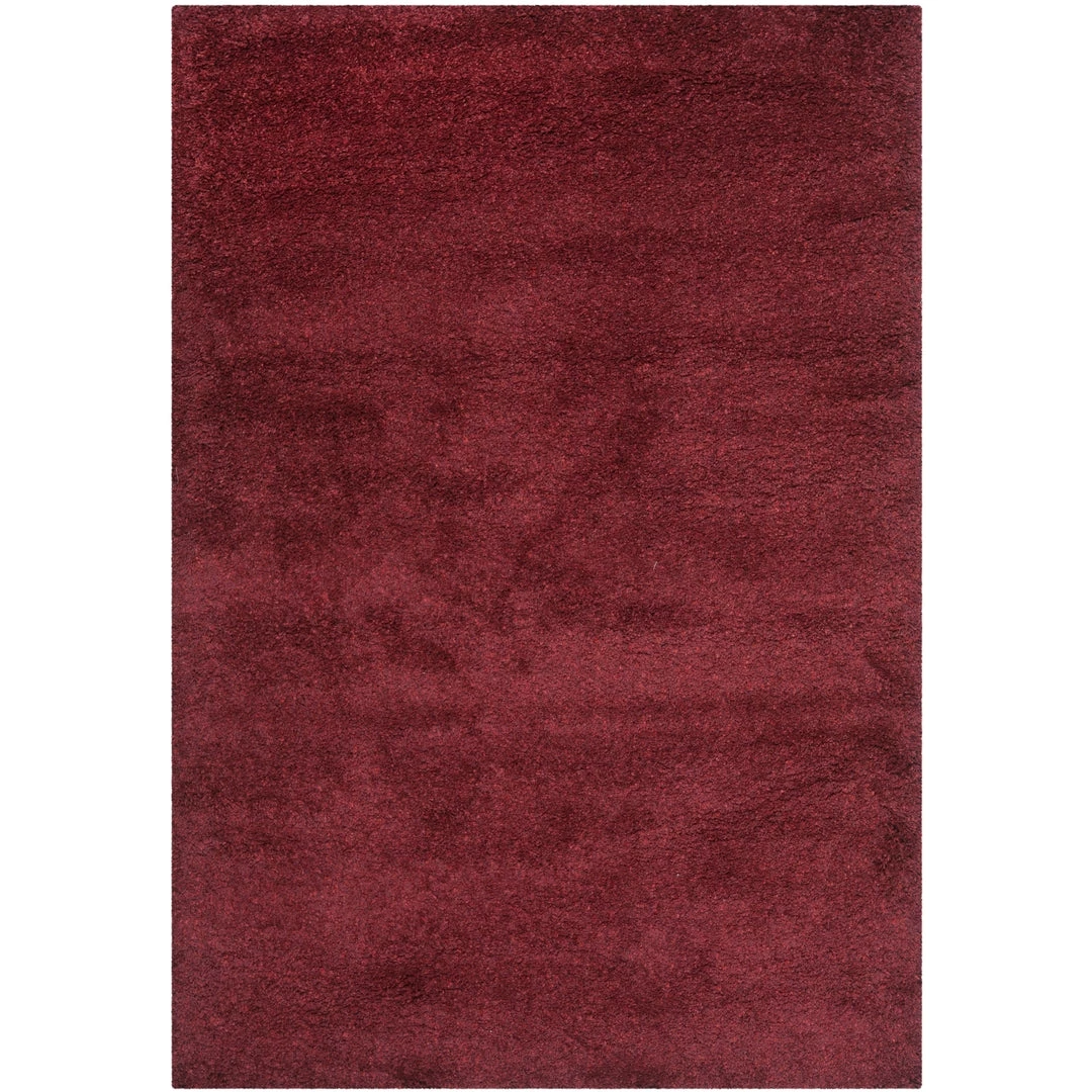 WRG Cozy Soft Thick Maroon Shag Area Rug 2-inch Pile Height All Area Rugs And Runners 8 WRG Cozy Soft Thick Maroon Shag Area Rug 2-inch Pile Height All Area Rugs And Runners