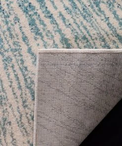 FAS Contemporary Burst Pattern Royal Ivory Soft Area Rugs