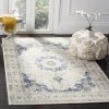 WRG All Area Rugs And Runners Vintage Ivory Blue Area Rug