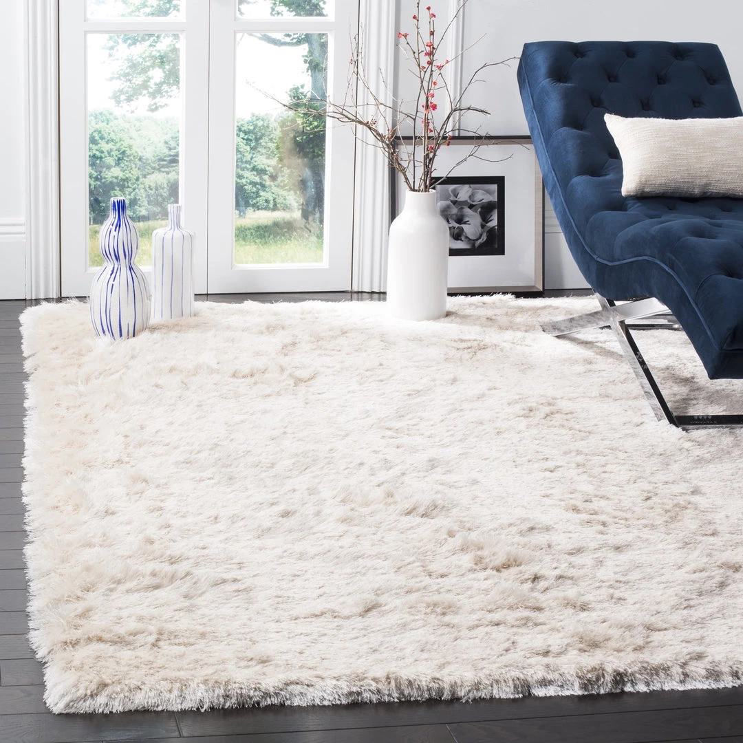 FAS All Area Rugs And Runners Premium Handmade Silken Ivory Plush Shag Area Rug 1 FAS All Area Rugs And Runners Premium Handmade Silken Ivory Plush Shag Area Rug