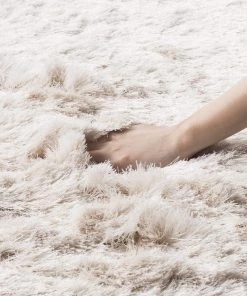 FAS All Area Rugs And Runners Premium Handmade Silken Ivory Plush Shag Area Rug 14 FAS All Area Rugs And Runners Premium Handmade Silken Ivory Plush Shag Area Rug