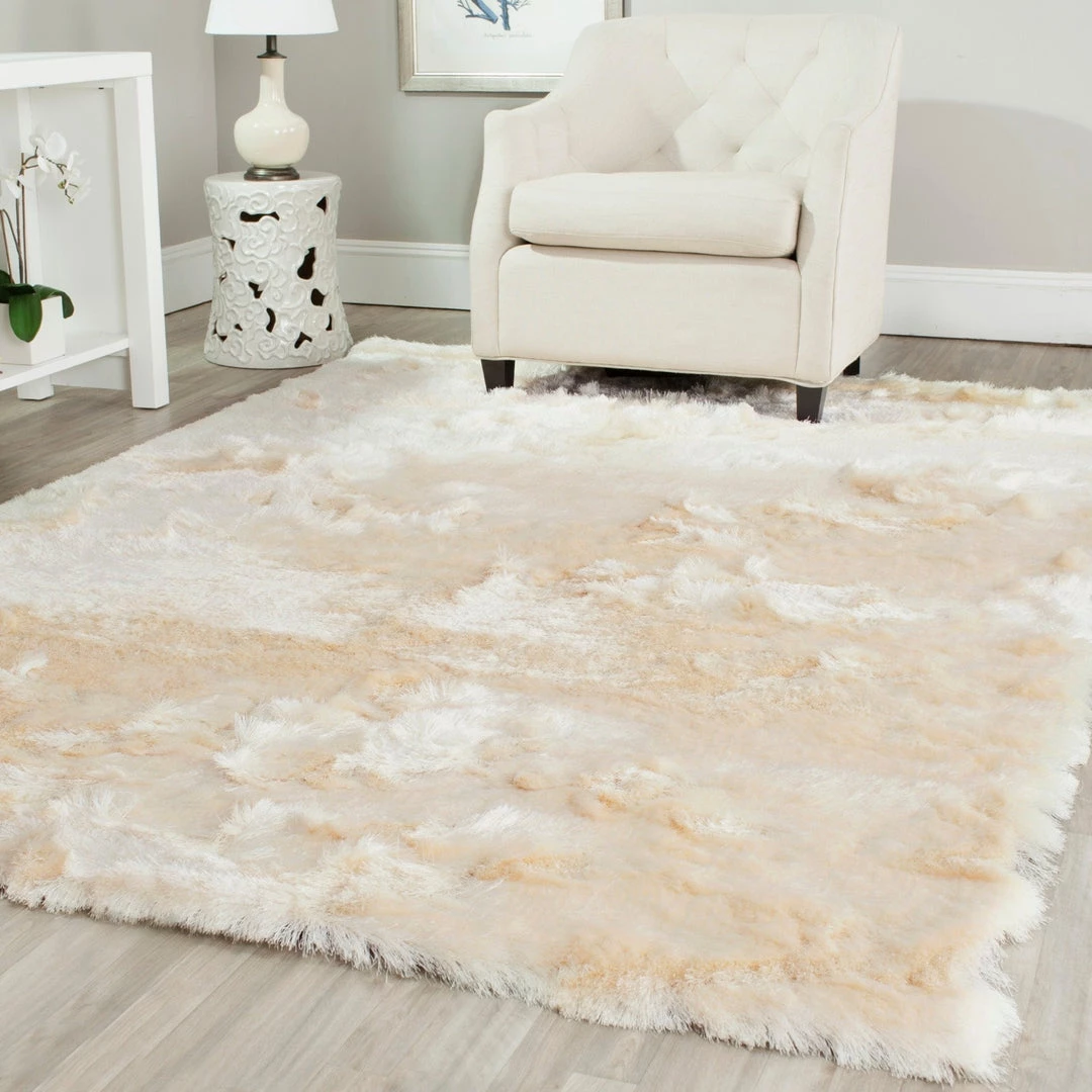 FAS All Area Rugs And Runners Premium Handmade Silken Ivory Plush Shag Area Rug 3 FAS All Area Rugs And Runners Premium Handmade Silken Ivory Plush Shag Area Rug