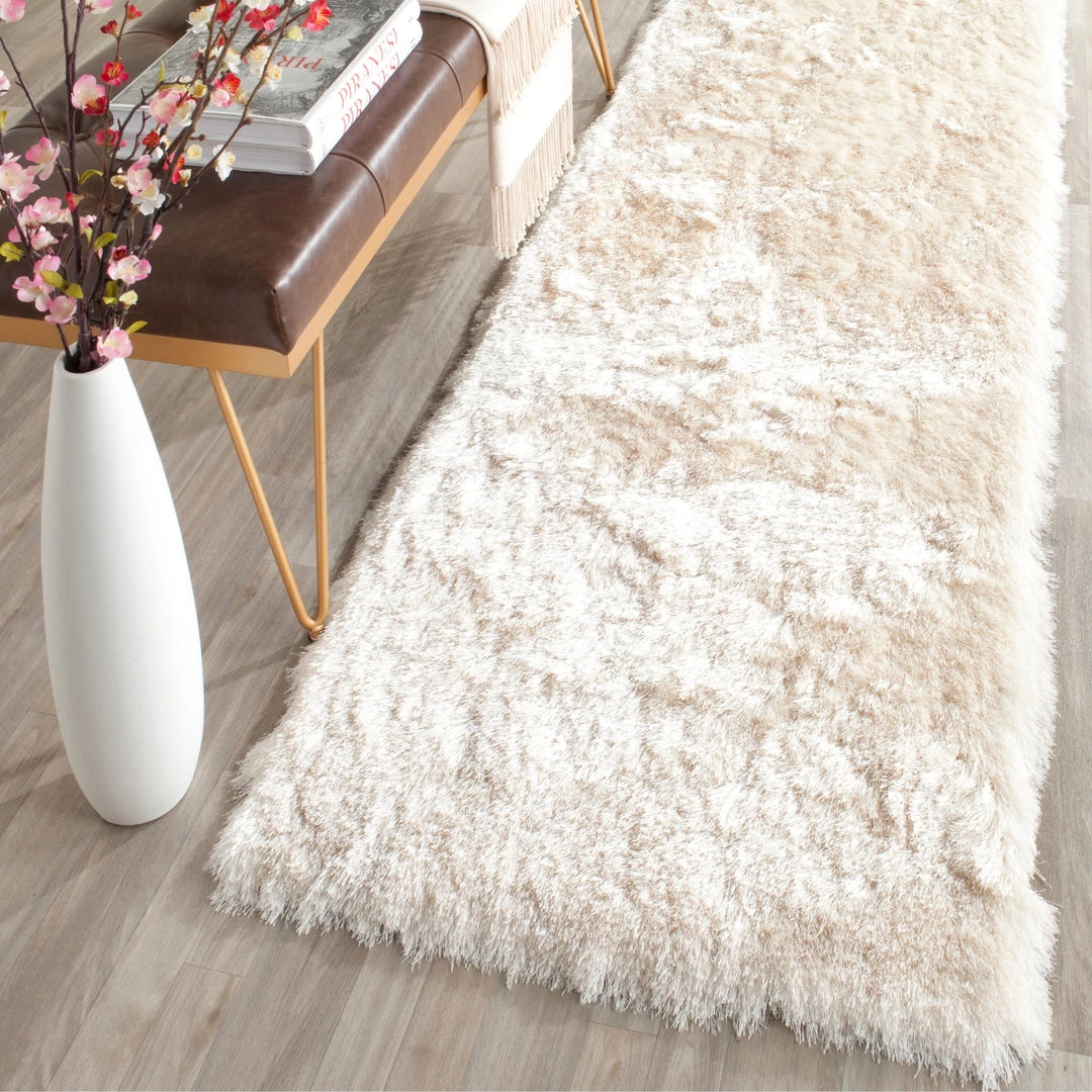 FAS All Area Rugs And Runners Premium Handmade Silken Ivory Plush Shag Area Rug 9 FAS All Area Rugs And Runners Premium Handmade Silken Ivory Plush Shag Area Rug