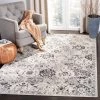 FAS Vintage Distressed Silver Grey Soft Area Rugs All Area Rugs And Runners