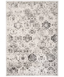 FAS Vintage Distressed Silver Grey Soft Area Rugs All Area Rugs And Runners